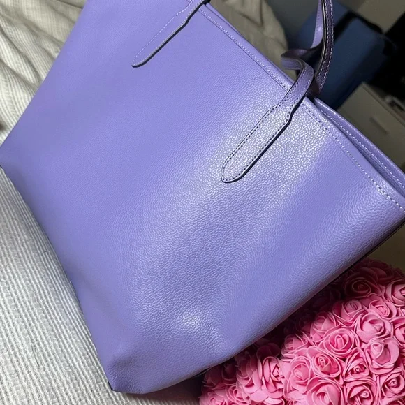Coach Purple Tote Bag - Picture 5 of 8